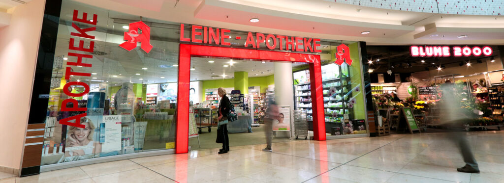 Leine-Apotheke in der Ernst-August-Galerie in Hannover